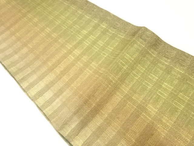 JAPANESE FUKURO OBI / WOVEN GRID
